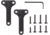 Safariland T-SPACER PACK Four T-Spacers, Six Screws, Three Washers T-SPACER-PACK-54