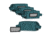 Savior Equipment Mini Loose Sac Mini Ammo Bag, Savior Teal, SP-MINIAMST-4P-TE