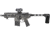SB Tactical FS1913 Pistol Stabilizing Brace - Sig MPX, MCX, Rattler &amp; Rock River LAR-PDS Compatible, Includes Folding Hinge, Aluminum Strut, Black, FS1913A-01-SB
