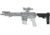 SB Tactical SBA3 5 Position Adjustable Rifle Brace, Black, SBA3X-01-SB