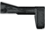 SB Tactical SBT2 Side Folding Brace, Black, Fits BT APC, HK UMP, SBT2-01-SB