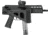 SB Tactical UMP and APC Folding Pistol Brace w/ Adjustable Nylon Stabilizing Strap, Black, SBTSBT-01-SB