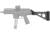 SB Tactical UMP and APC Folding Pistol Brace w/ Adjustable Nylon Stabilizing Strap, Black, SBTSBT-01-SB