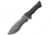 Schrade SCHF28 Fixed Blade Knife,7.94in,Black TPE Handle,Drop Point Re-Curve Plain w/Sheath SCHF28
