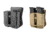 Scorpus Double Magazine Pouch for Holster, Black, Flat Dark Earth