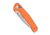 SENCUT Glenspar Folding Knife, 3.45in, 9Cr18MoV, Clip Point Blade, G10 Orange Handle, S25046-1