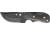Shadow Tech Backup XL Fixed Knife, 7in, 1095 high carbon steel bowie style blade, Black canvas micarta handle STK010