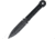 Shadow Tech Centurion Dagger, 7.88in Overall, 3.63in Black Powder Coated Double Edge 8670 Steel Dagger Blade, Black Cord Wrapped Handle, Black Kydex Sheath, STK1020BK
