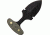 Shadow Tech Push Dagger 2in. Fixed Knife, SS Blade, Black Micarta Handle STK052