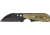 Shadow Tech Raptor 2 Fixed Knife, 1095 high carbon steel modified wharncliff style b, OD green canvas micarta handle STK028