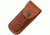Sheath Folding Knife Sheath, Brown leather w/ embossed basketweave, 3.5-4in closed SH1131