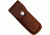 Sheath Leather Folding Knife Belt Sheath for 4.5in-5.25in Knife, Dark brown embossed basketweave SH1093
