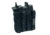 Shellback Tactical Double Stacker Open Top Pouch for Four M4/AR15 Mag, Black, One Size, SBT-2200-BK