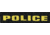 Shellback Tactical Police ID Placard, Hook Back, 1 x 5 inch, Gold on Black, One Size Fits Most SBT-X213231A-POL-GB