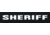 Shellback Tactical Sheriff ID Placard, Hook Back, 1 x 5in?h, White on Black, One Size Fits Most SBT-X213231A-SH-WB