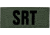 Shellback Tactical SRT ID-Placard, Hook Back, 2 x 5in?h, Black on Olive, One Size Fits Most SBT-X213230-SRT-BO