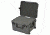 SKB Cases Injection Molded 22inx17inx12.70in Case w/Cube Foam, Wheels, Black, 3I-2217-12BC