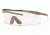 Smith Elite Aegis Echo II Compact Eyeshields,Tan 499 Frame,Clear/Gray Lens AECHACT49915-2R