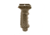 Sniper Fixed Position Foregrip Grip w/ Storage, Molded Finger Grooves, Removable Side Plates, Polymer, Tan GP04-T