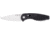 SOG Aegis Knife w/ SE Fold 3.5in. Steel Blade and GRN Handle, Satin Polish Finish, Black AE01-CP