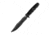 SOG SEAL Team Elite 12.3 inch Fixed Blade Knife, Partially Serrated Edge, Clip Point, AUS-8, Hardcased Black TiNi Blade, Black Handle, Ballistic Nylon Sheath, SE37-N