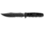 SOG SEAL Team Elite 12.3 inch Fixed Blade Knife, Partially Serrated Edge, Clip Point, AUS-8, Hardcased Black TiNi Blade, Black Handle, Ballistic Nylon Sheath, SE37-N