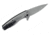 SOG Specialty Knives &amp; Tools Aegis FLK 3.38in Folding Knife, Stonewashed Drop Point Blade, Stainless Steel, 14-41-02-42