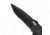 SOG Specialty Knives & Tools Escape Folding Knife, 3.4in, 9Cr18MoV Blade, Clip Point, Black, Anodized Aluminum 6061-T6 Handle, Hardcased Black Finish, SOG-FF25-CP