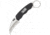 SOG Specialty Knives &amp; Tools Gambit Blade Knife, 2.58in, 7Cr17MoV Blade, Sheepsfoot, Black, Glass-Reinforced Nylon Handle, Silve, SOG-GB1001-CP