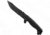 SOG Specialty Knives &amp; Tools Jungle Primitive Folding Knife, 9.5in, 8Cr13MoV Blade, Clip Point, Black, Kraton Handle, Black, SOG-F03TN-CP