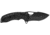 SOG Specialty Knives &amp; Tools Kiku XR Folding Knife, Black, 12-27-02-57
