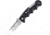 SOG Specialty Knives &amp; Tools Kilowatt Folding Knife, 3.4in, AUS-8 Blade, Clip Point, Black, Glass-Reinforced Nylon Handle, Silver/Black, SOG-EL01-CP