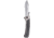 SOG Specialty Knives & Tools Sideswipe Folding Knife, 7Cr15 Blade, Clip Point, Grey Anodized, Aluminum Handle, Silver, SOG-SW1011-CP