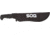 SOG Specialty Knives &amp; Tools SOGFari Machete Fixed Blade Knife, 10in, 3Cr13 Blade, Tanto, Black, Kraton Handle, Black, SOG-MC04-N