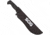 SOG Specialty Knives &amp; Tools SOGFari Machete Fixed Blade Knife, 10in, 3Cr13 Blade, Tanto, Black, Kraton Handle, Black, SOG-MC04-N