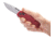 SOG Specialty Knives &amp; Tools Terminus XR Flipper 2.95in Folding Knife, G10, Crimson, Box, TM1023-BX
