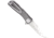 SOG Specialty Knives &amp; Tools Twitch II Folding Knife, 2.65in, AUS-8 Blade, Drop Point, Grey, Anodized Aluminum 6061-T6 Handle, Tan, SOG-TWI8-CP