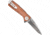 SOG Specialty Knives &amp; Tools Twitch II Folding Knife, 2.65in, AUS-8 Blade, Drop Point, Brown, Rosewood Handle, Silver, SOG-TWI17-CP