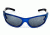 Sos Wraps / Slasher - Fm Sunglasses, Frame - Metallic Blue, Lens - Smoke-fm