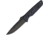 Spartan Blades Alala Fixed Blade Knife, 3.75 black powder coated 1095 Cro-Van carbon stee, Black canvas micarta handle, SBSL004BKBK
