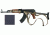 Specter Gear CQB Sling, AK-47 Folding Stock - Black