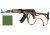 Specter Gear CQB Sling w/Emergency Release, AK-47 Folding Stock - Olive Drab