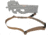 Specter Gear Viper 1 Point Sling for FN P90, Coyote Tan, 1174 COY