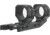 Spuhr 34mm H38 0MIL/0MOA Cantilever Quick Detachable Rifle Scope Mount, Black, QDP-4016