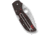 Spyderco Chaparral Folding Knife, 2.8in, CTS XHP, Leaf Blade, Satin Finish, Red Fatcarbon Carbon Fiber, Red Handle, C152CFRDP