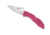 Spyderco Delica 4 Flat Ground Pink, CPM S30V Steel, PlainEdge, Pink, C11FPPNS30V