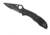 Spyderco Delica4 Lightweight Black FRN Handle, Black Blade PS Blade Fold Knife C11PSBBK