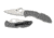 Spyderco Delica4 Lightweight Gray FRN Handle, Flat Ground FE Blade Fold Knife C11FPGY