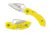 Spyderco Dragonfly2 Yellow FRN Handle, H-1 Serrated Blade Fold Knife C28SYL2