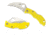 Spyderco Ladybug3 Salt Yellow FRN Handle, H-1 Hawkbill Fold Knife LYLS3HB